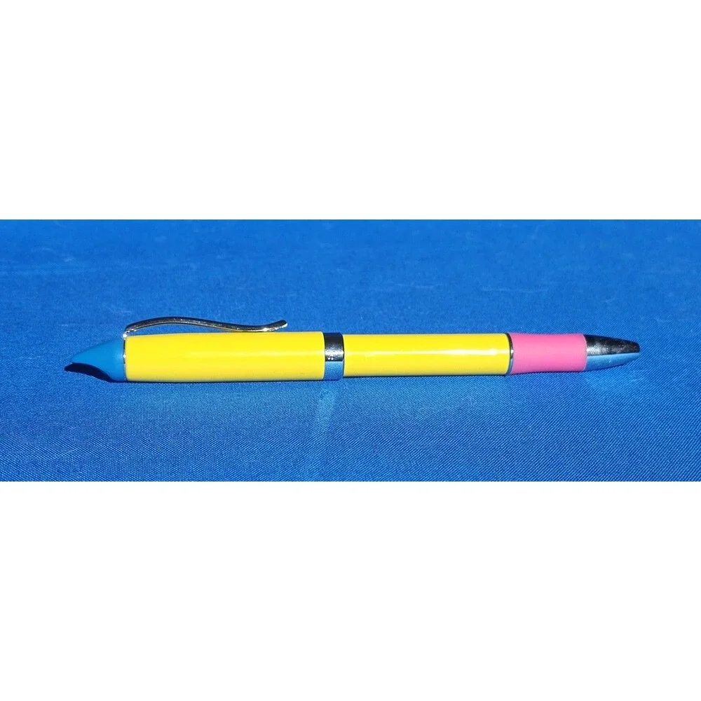 New Drug Rep AMBIEN CR Heavy Metal Collectible Pharmaceutical Ink Pen HTF Yellow